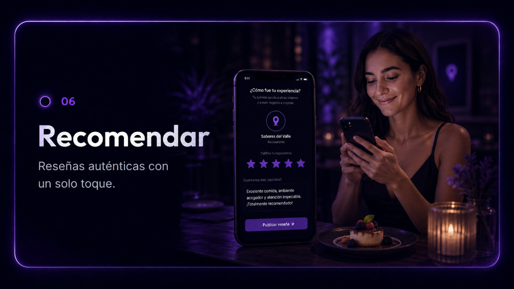 06 Recomendar - Comparte una experiencia auténtica mediante NFC o QR